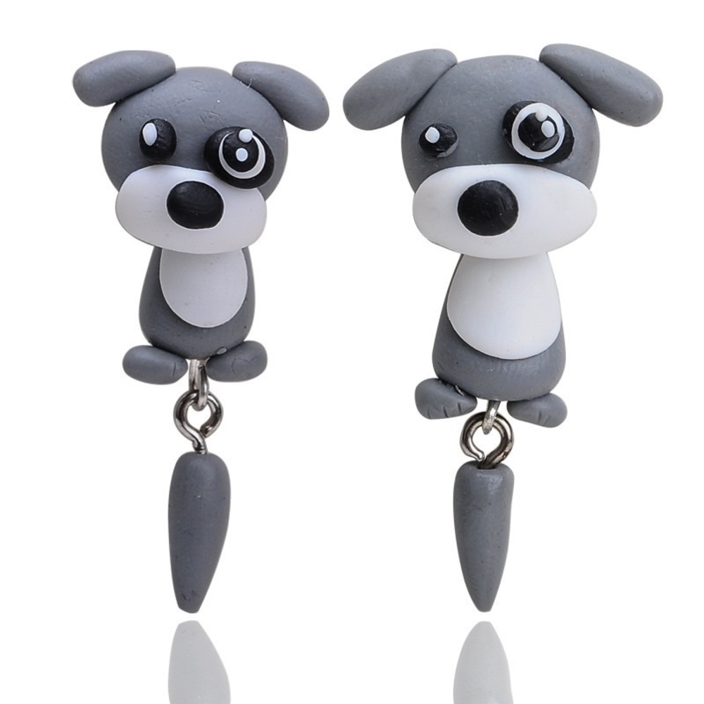 3D Cute Dog Earring Earrings Ear Studs